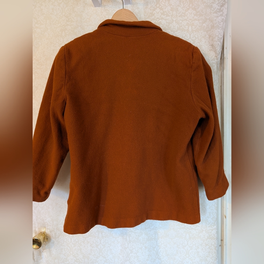 PENDLETON Wool Petite Rust Brown Jacket‎ - image 9